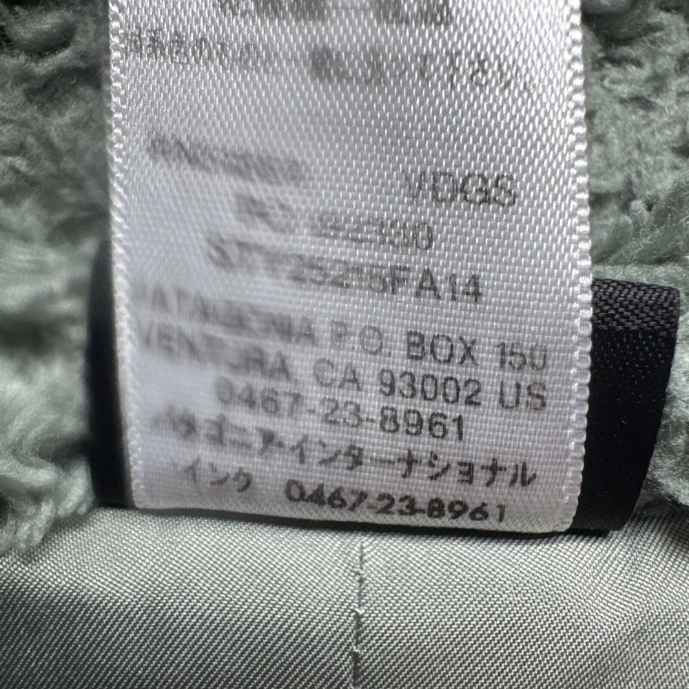 Patagonia Vest Womens XS Green Full Zip Los Gatos Fleece Gorpcore Granola Shaggy - Picture 8 of 10